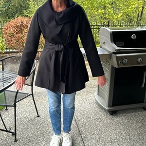Calvin Klein size medium belted coat